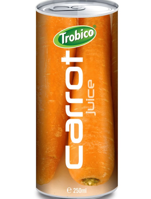 19 Trobico Carrot juice alu can 250ml